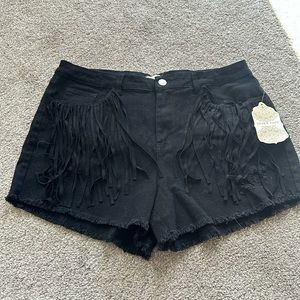 Altar’d State fringe cut off shorts NWT Size L
